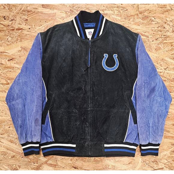 Y2K NFL Indianapolis Colts Suad Vintage Jacket Size XL - Picture 1 of 8